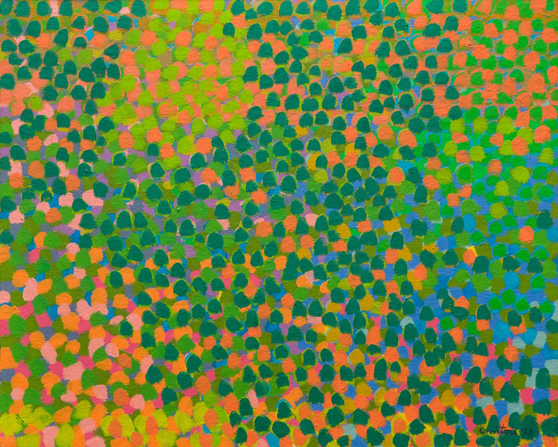Ulysse Comtois (1931-1999) - Les jardins du rêve XV, 1975