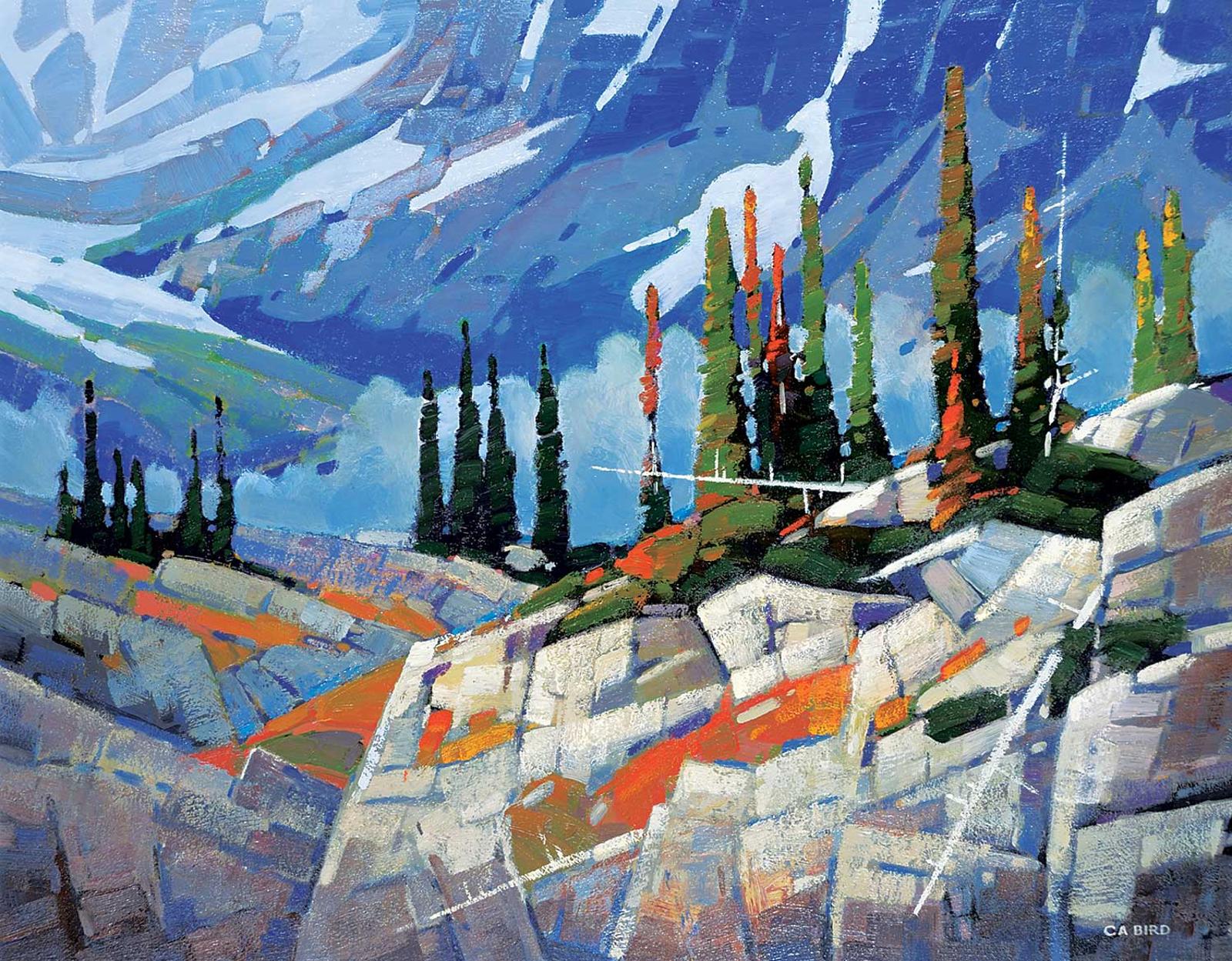 Cameron Bird (1971) - Fog Below the Three Sisters