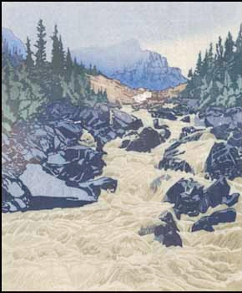 Walter Joseph (W.J.) Phillips (1884-1963) - Above Lake Louise