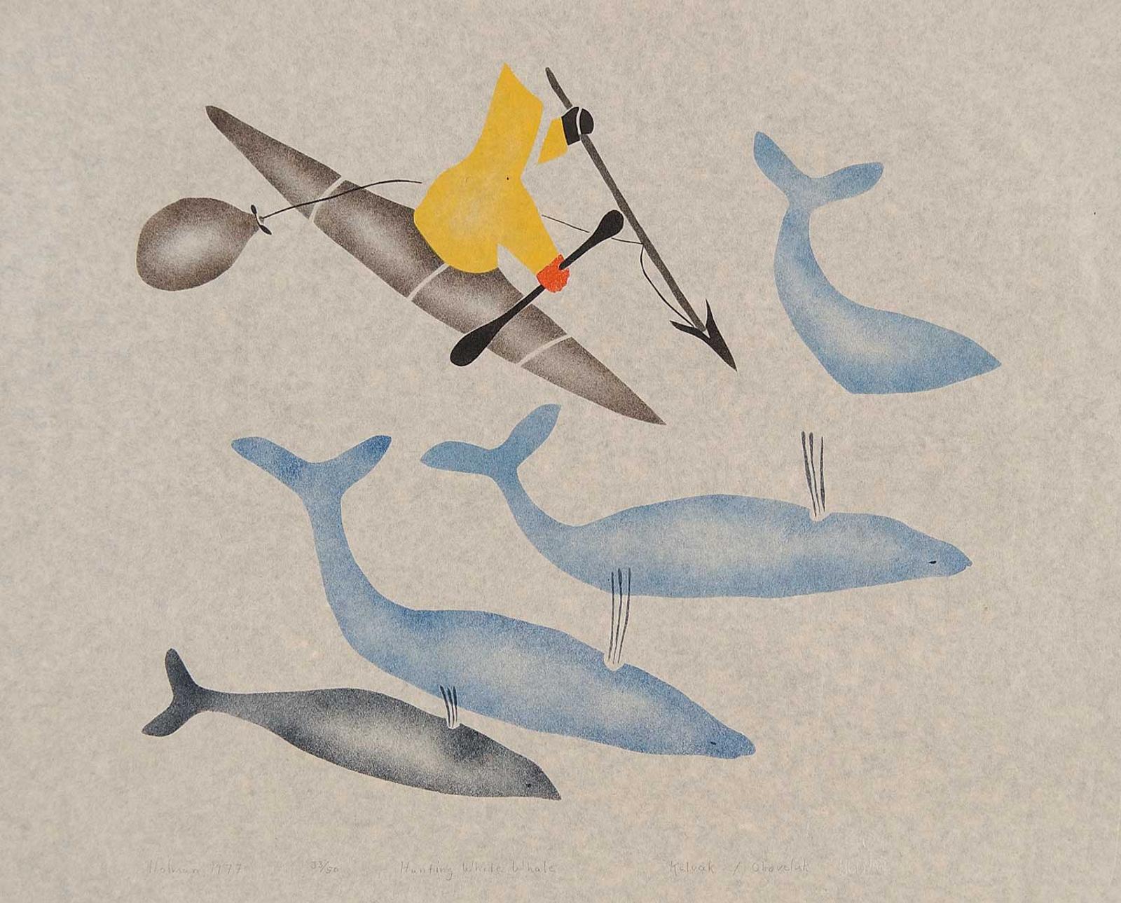 Kalvak Ohoveluk Inuit - Hunting White Whale #33/50