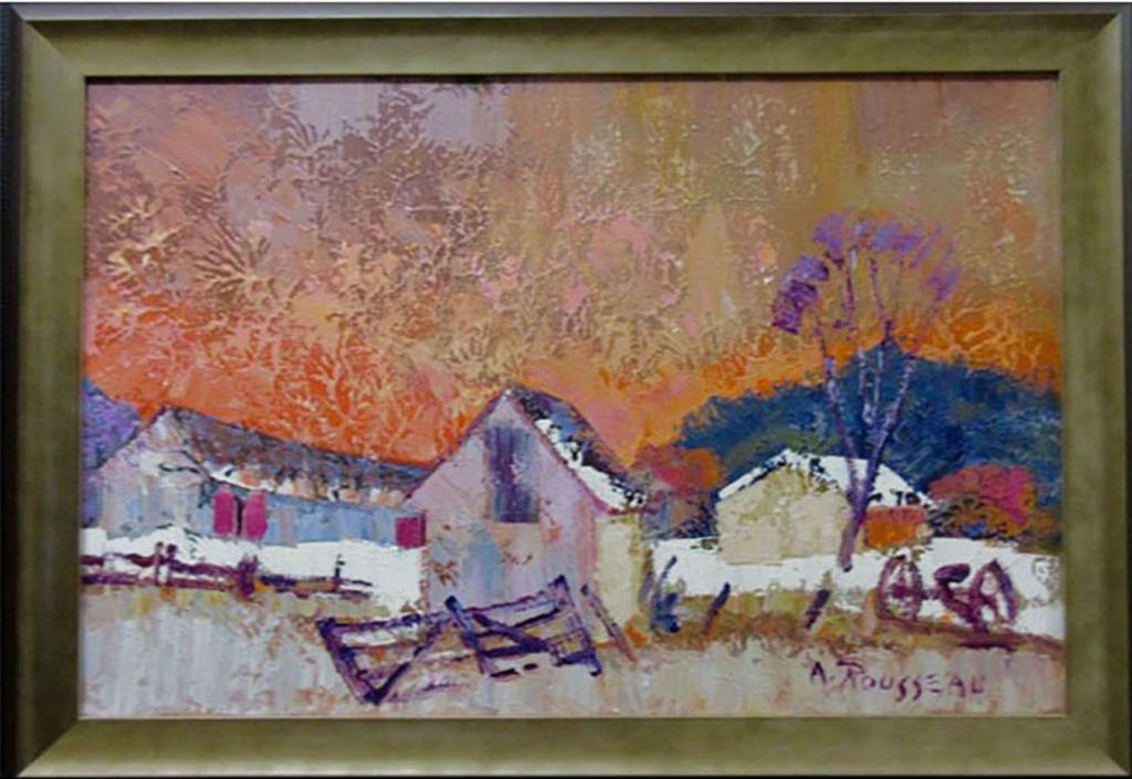 Albert Rousseau (1908-1982) - Ferme A Charleviox