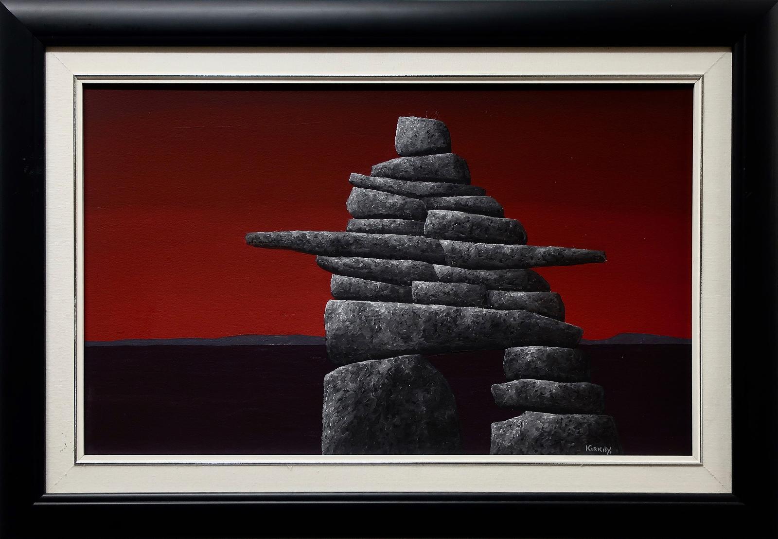 Kenneth (Ken) Michael Kirkby (1940-2023) - Untitled (The Lone Inukshuk)