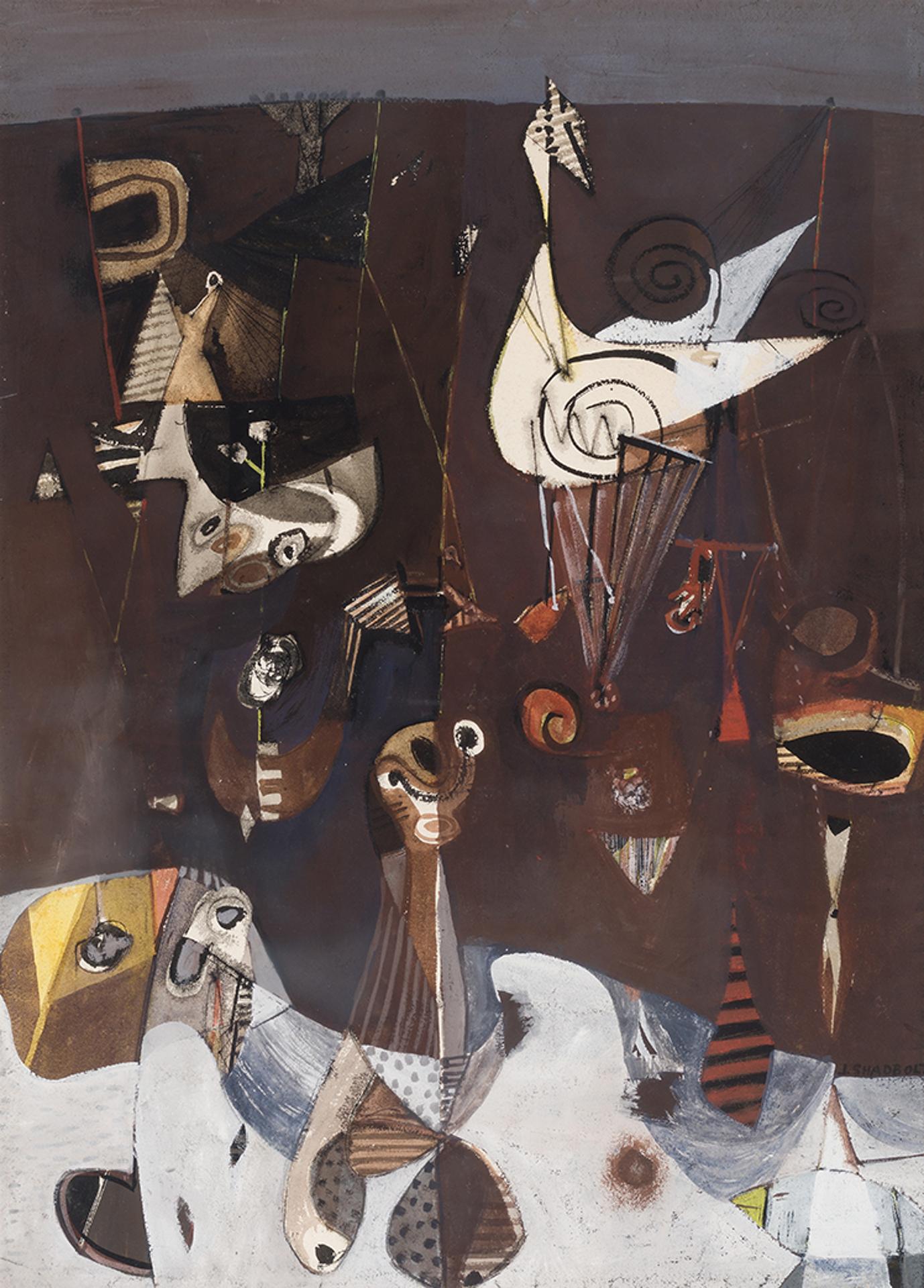 Jack Leaonard Shadbolt (1909-1998) - White Bird Rising