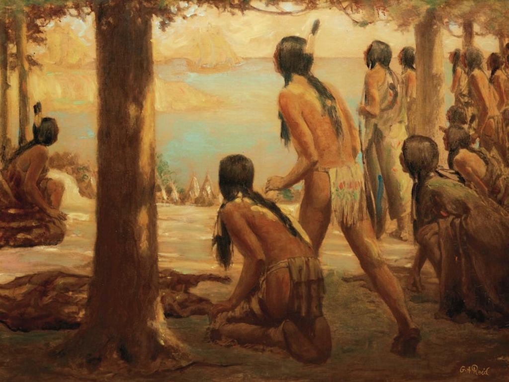 George Agnew Reid (1860-1947) - The Coming of the White Man