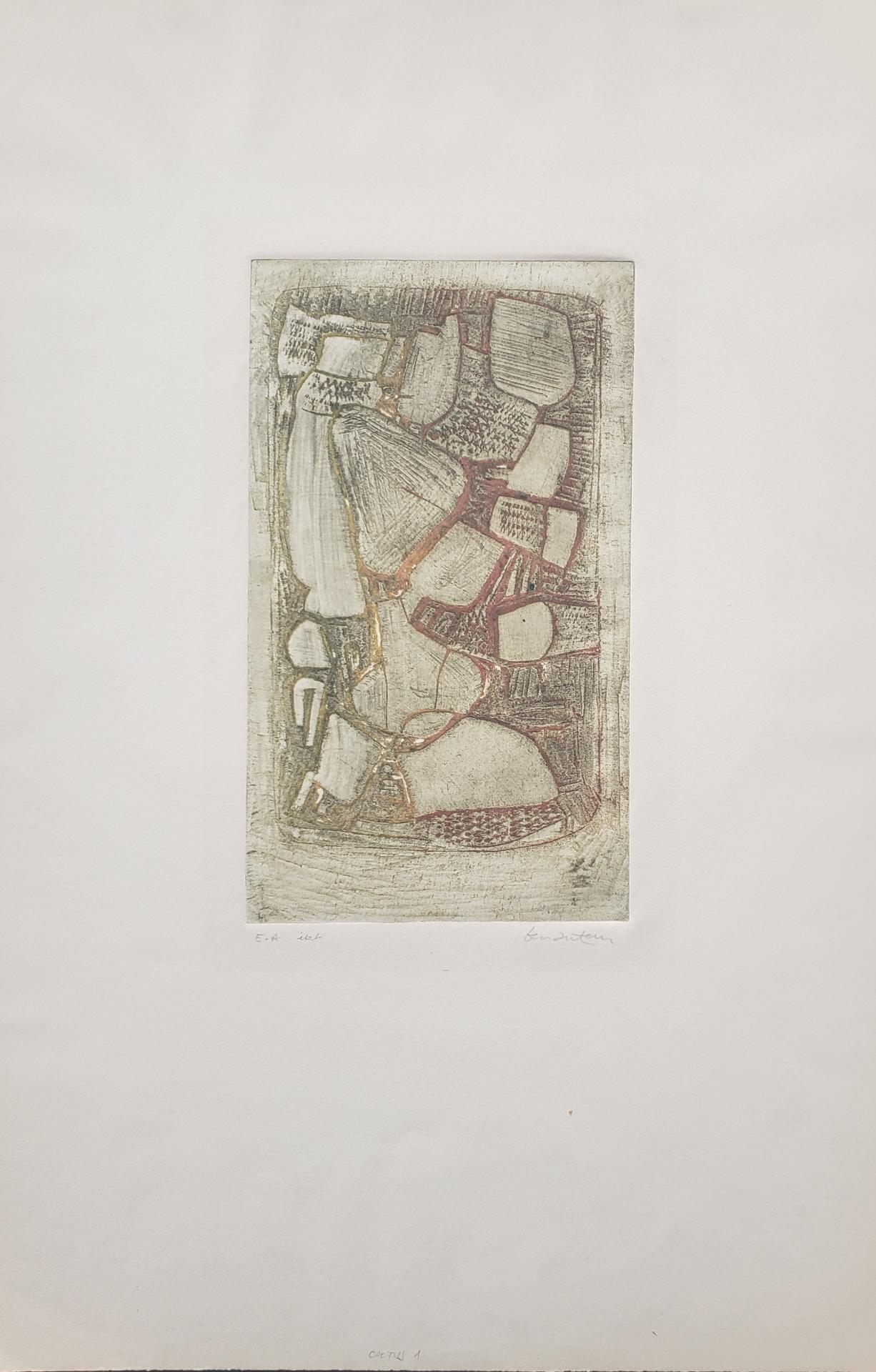 Abdallah Benanteur - Cactus I, n.d.