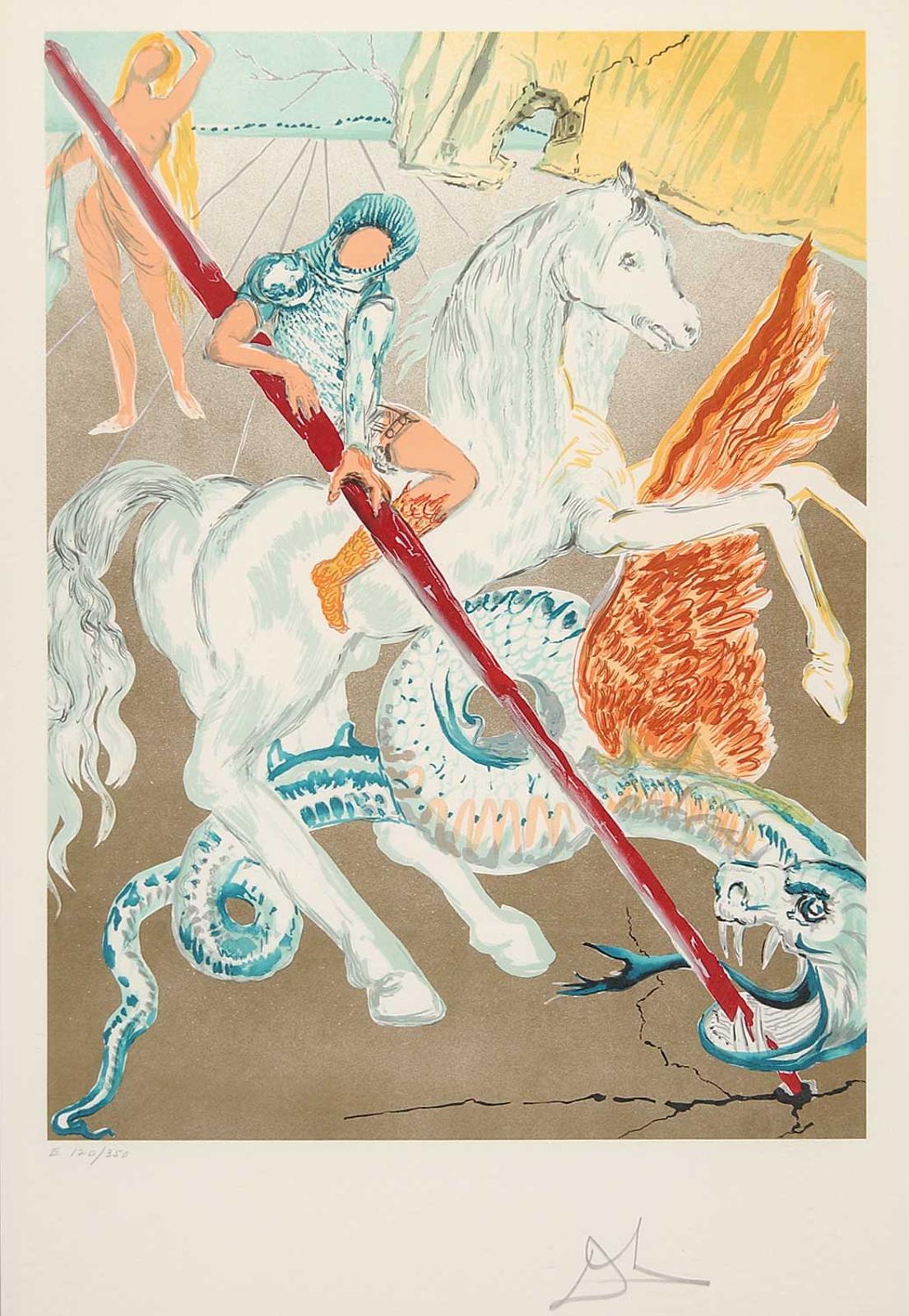 Salvador Dalí (1904-1989) - The Lance of Chivalry #E120/350