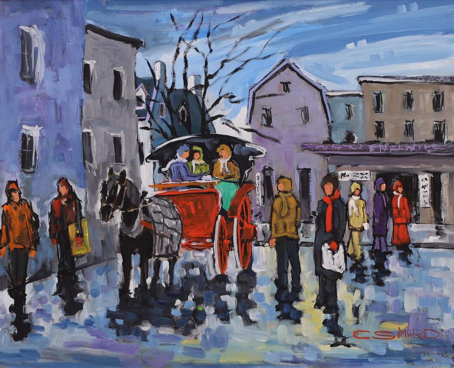 Claude Alphonse Simard (1956-2014) - La Caleche Rouge