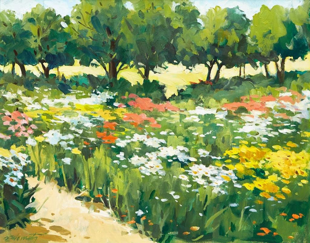 Frank Nemeth (1919-2000) - M. Zékany Jardin Fleuriste