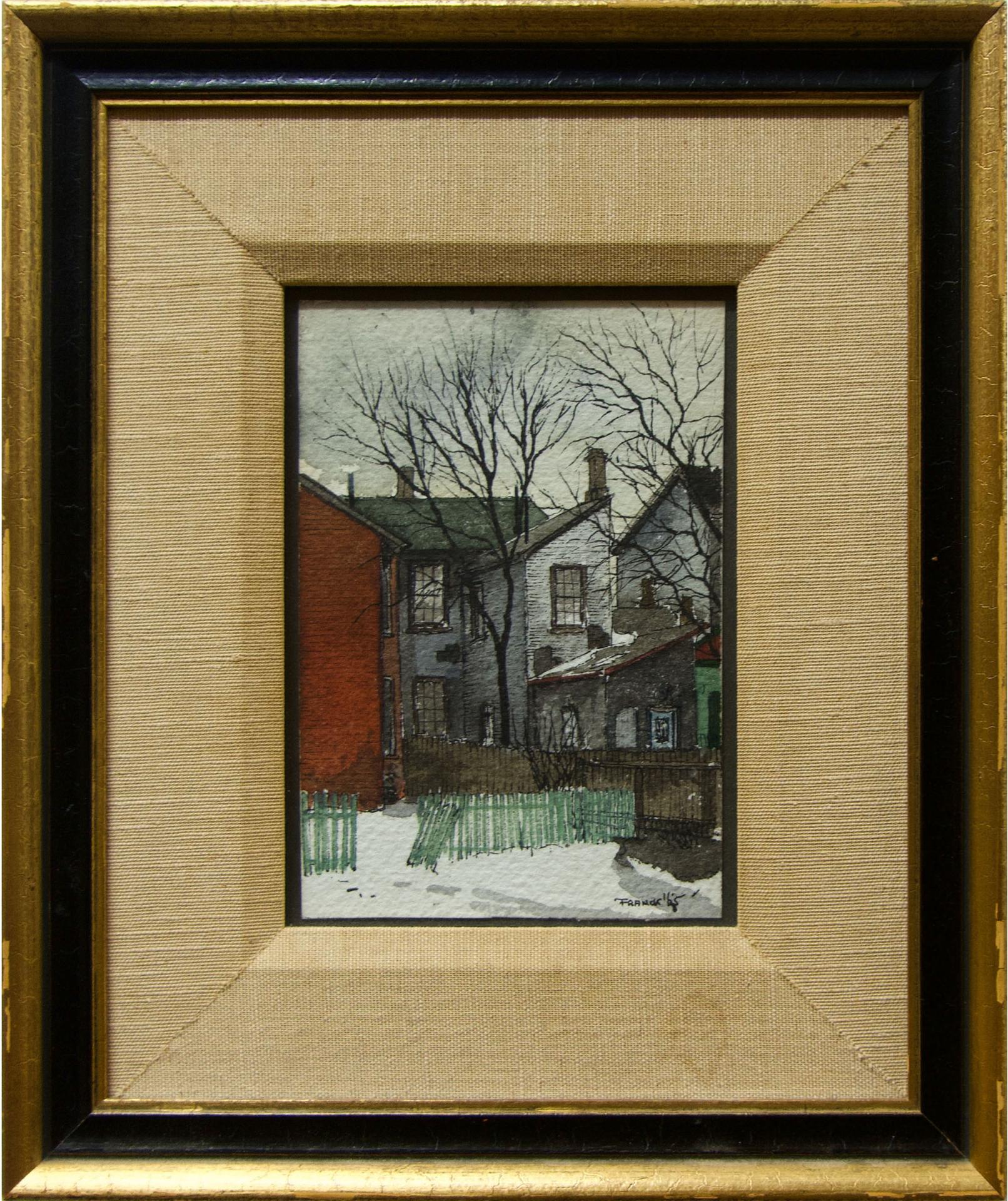 Albert Jacques Franck (1899-1973) - Back Of Parliament St.