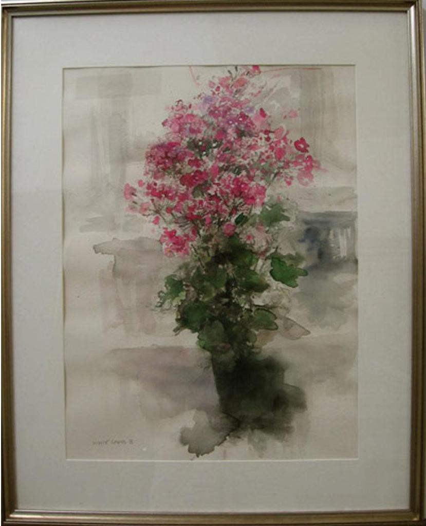 Molly Joan Lamb Bobak (1922-2014) - Pink Cineraria