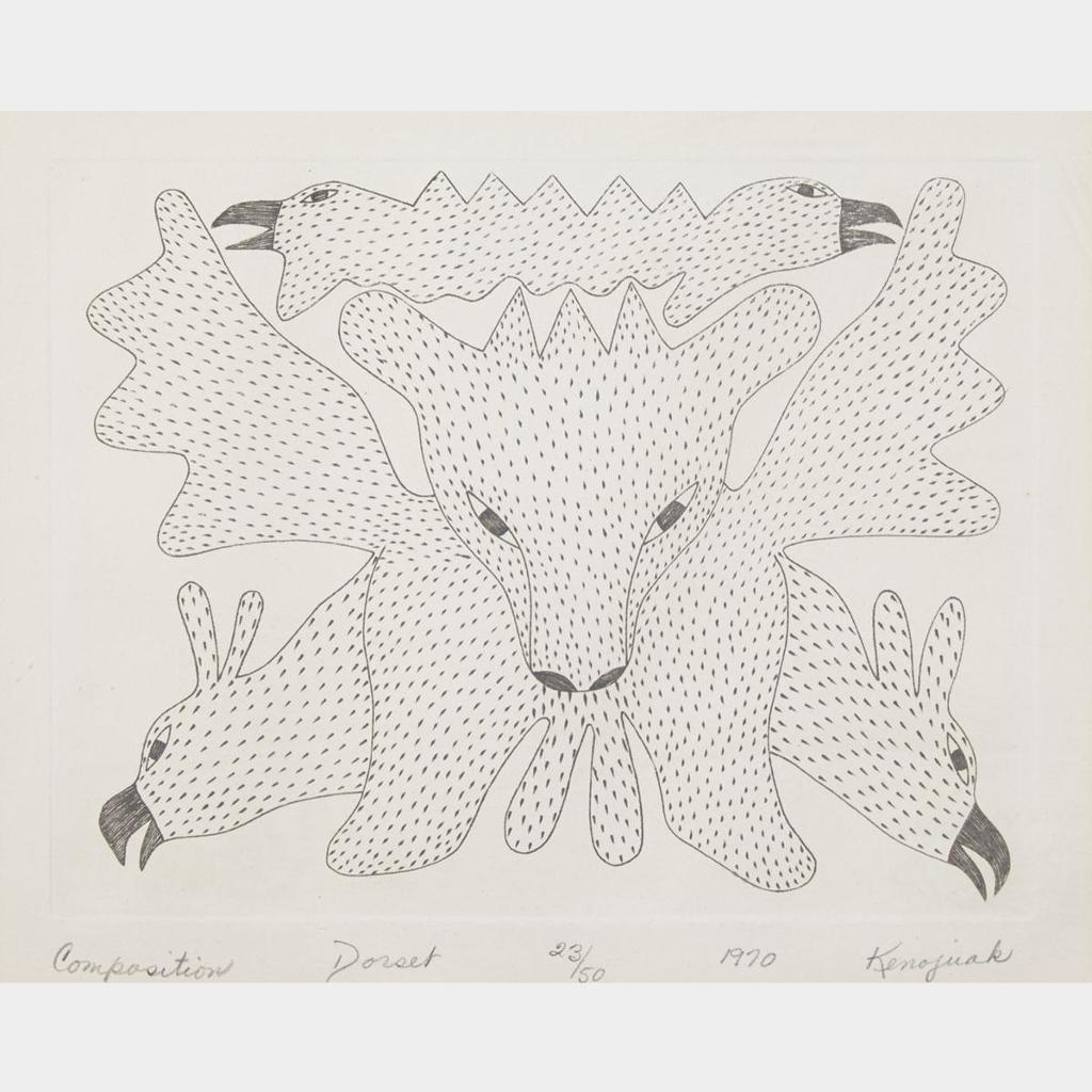 Kenojuak Ashevak (1927-2013) - Composition