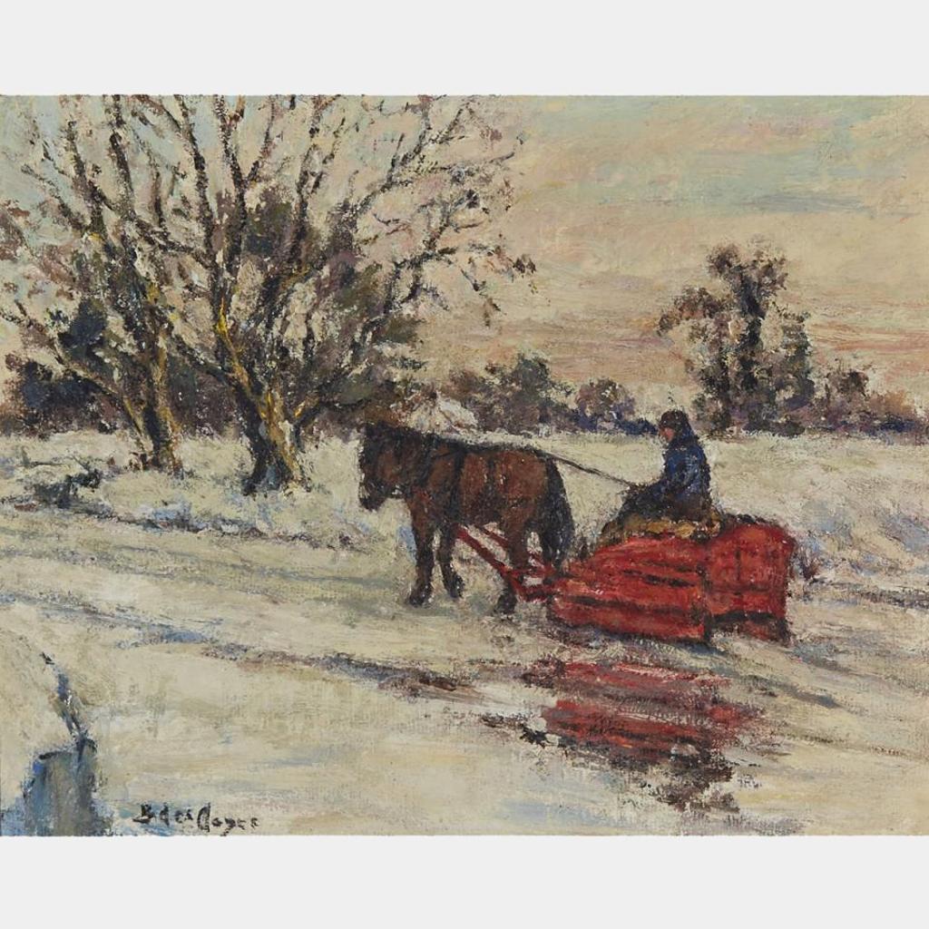 Berthe Des Clayes (1877-1968) - An Early Snow