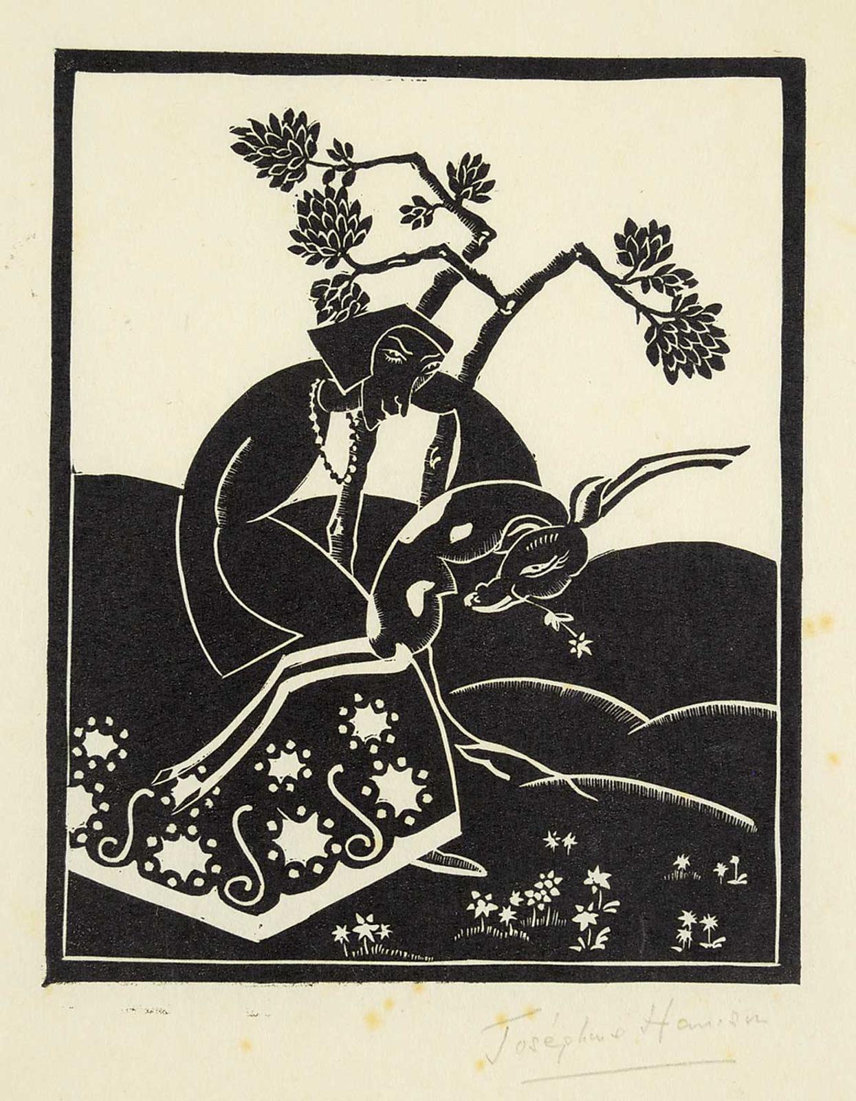 Josephine Harrison - Untitled - Man and Deer