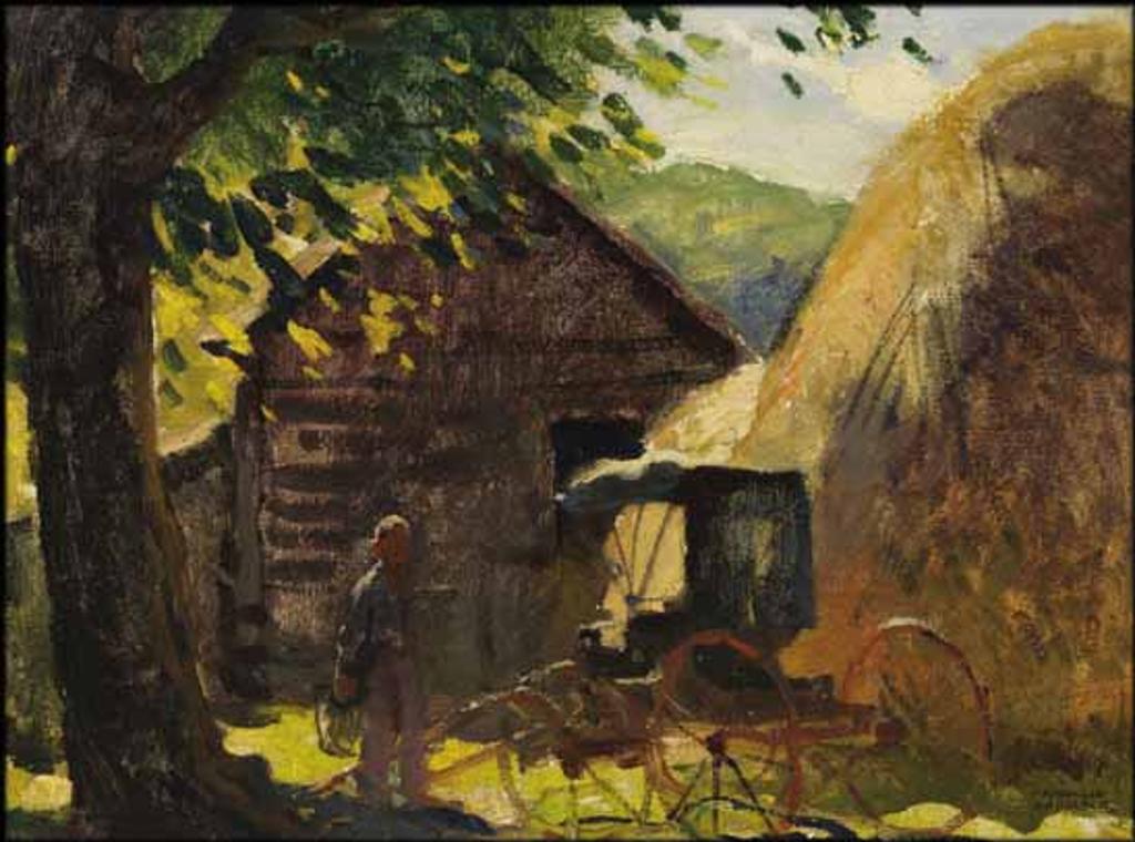 George Franklin Arbuckle (1909-2001) - The Barnyard