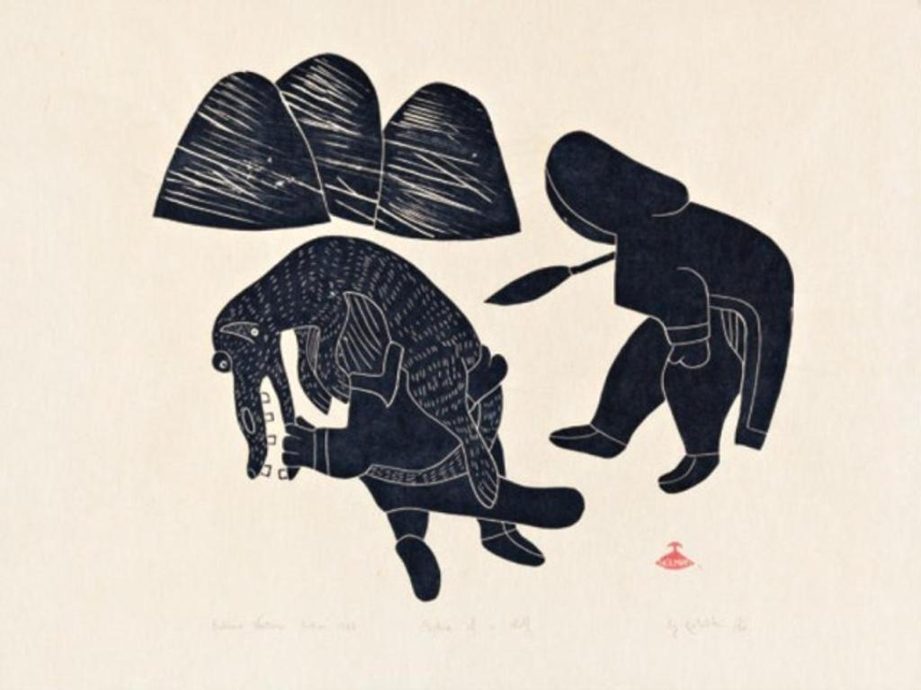 Helen Mabel Nigiyok Kalvak (1901-1984) - Stonecut