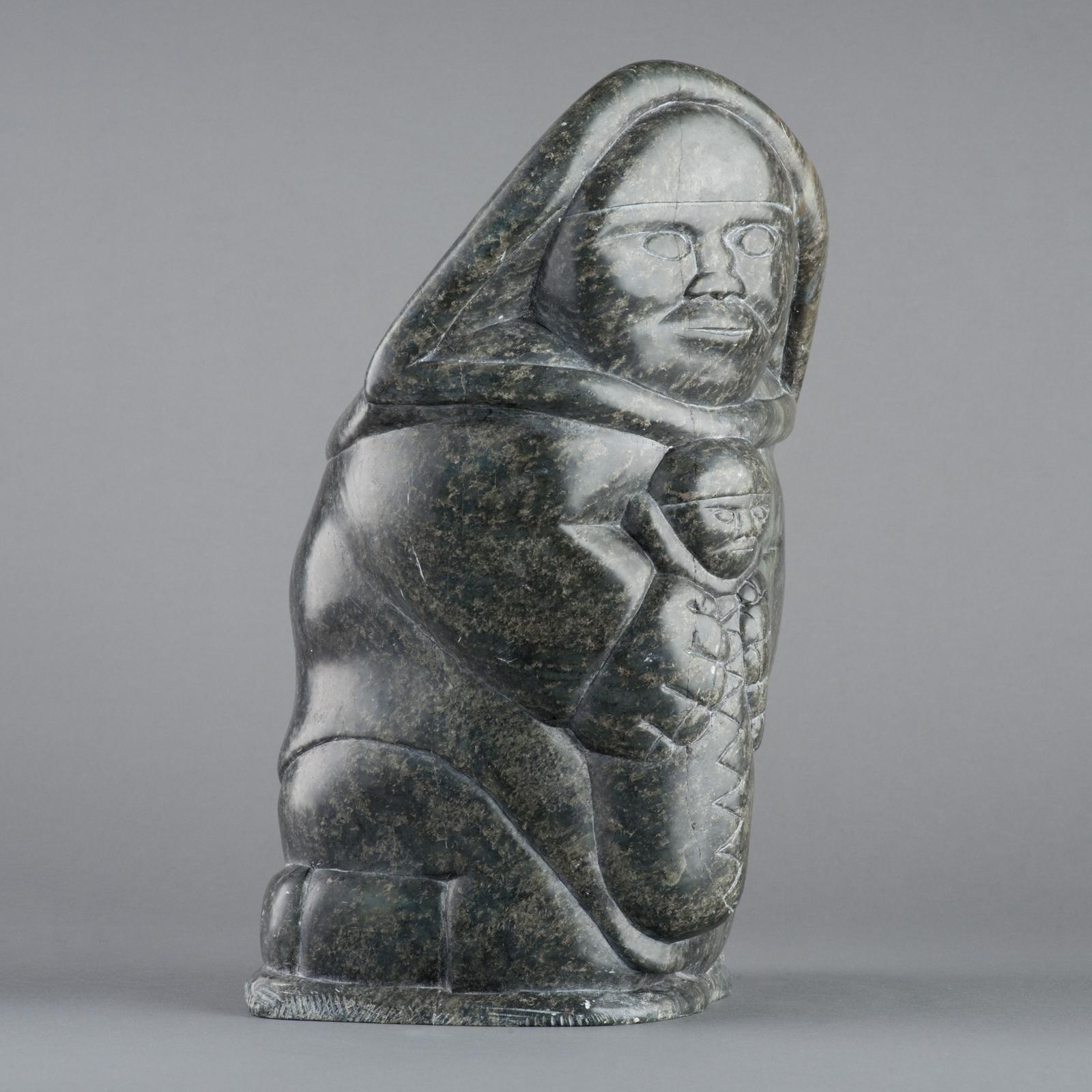 Kobciak Weetaluktuk - Crouching Mother Holding Baby