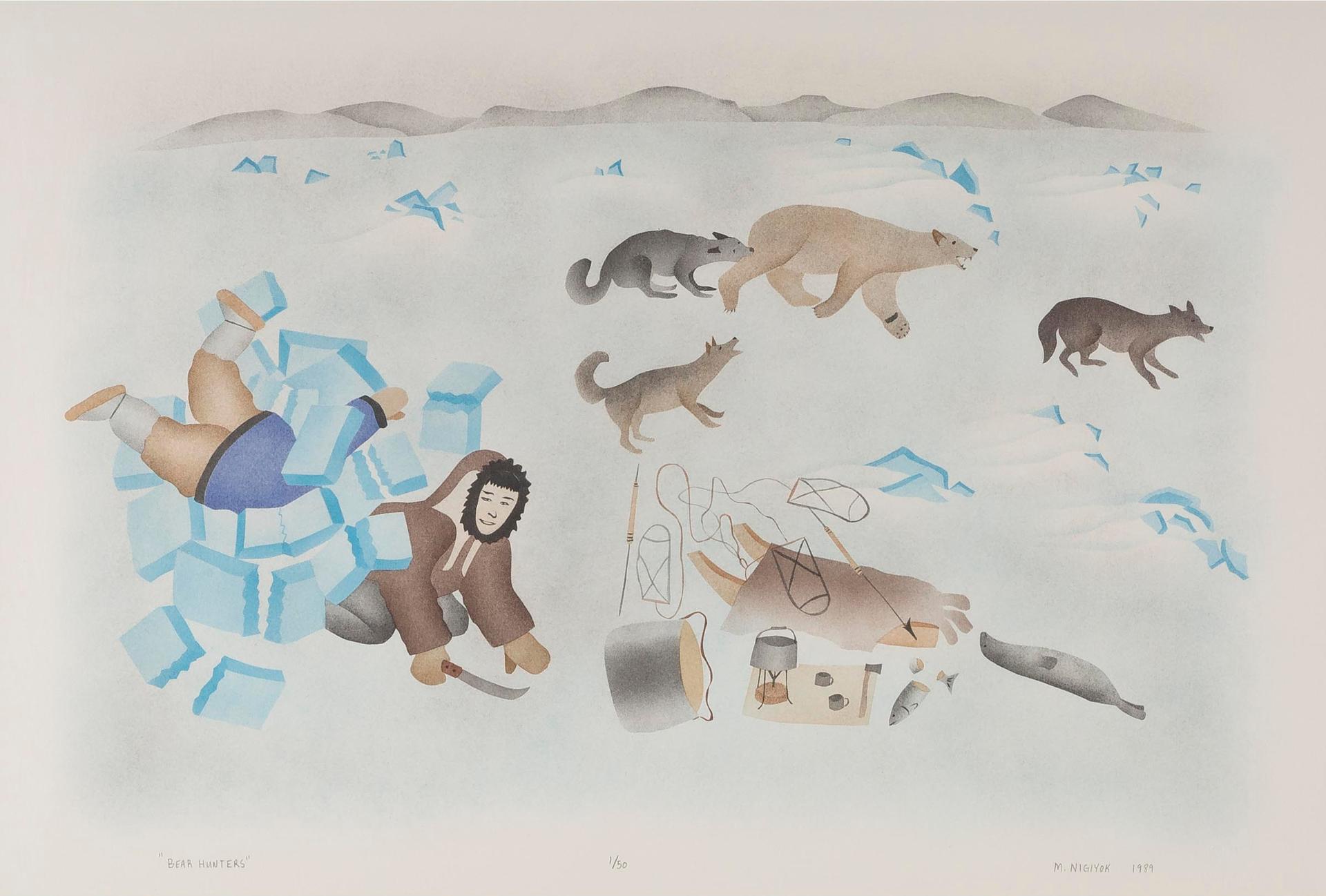 Mabel Nigiyok (1938) - Bear Hunters