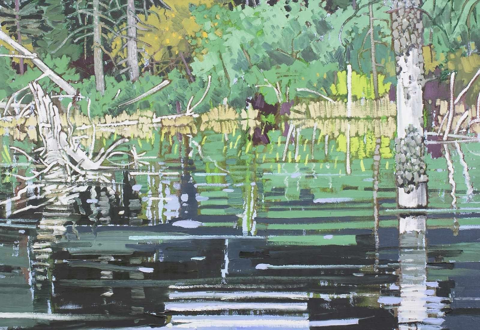Ted Godwin (1933-2013) - Kananaskis Beaver Dam; 1979