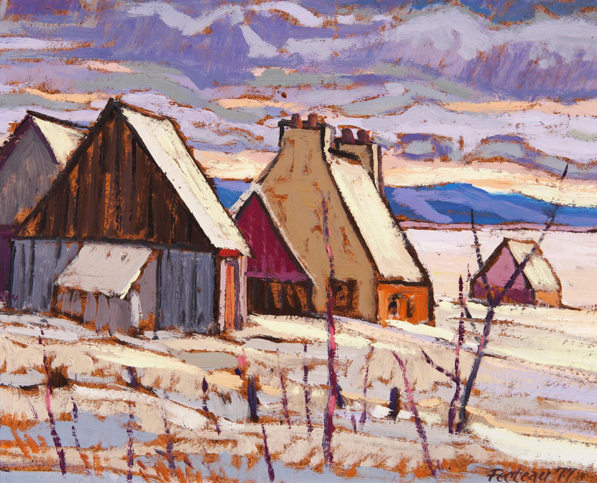 Marcel Fecteau (1927) - Laurentian Spring Time and Bas du fleuve