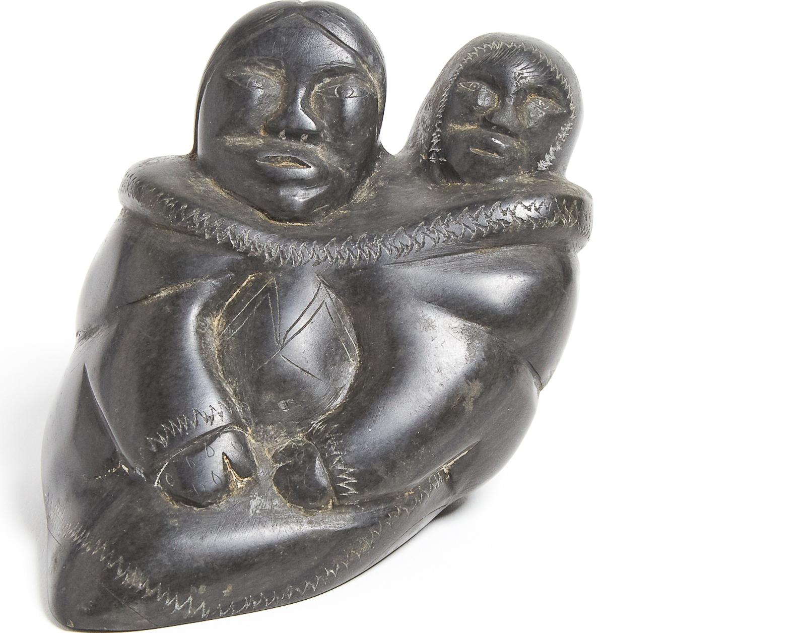 Annie Novalinga (1951) - Seated Mother And Child