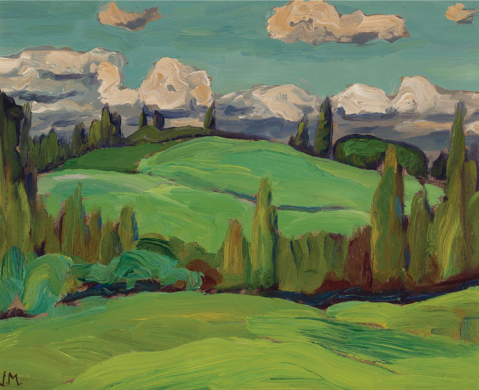 James Edward Hervey (J.E.H.) MacDonald (1873-1932) - Limestone Hillside