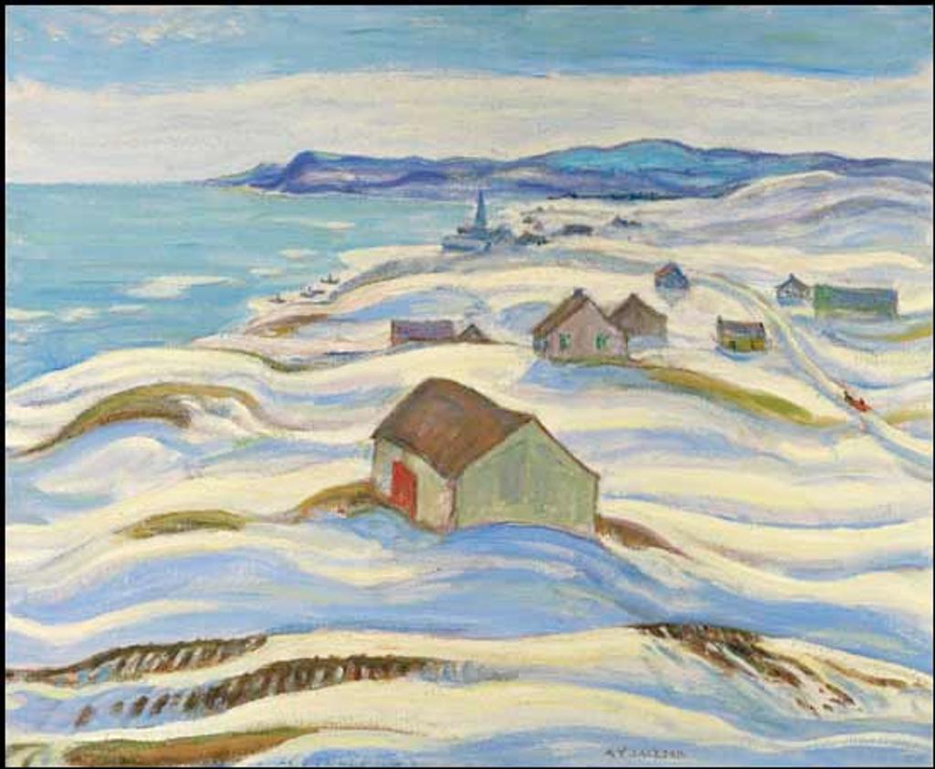 Alexander Young (A. Y.) Jackson (1882-1974) - Looking Towards Cap à l'Aigle from Saint-Fidèle