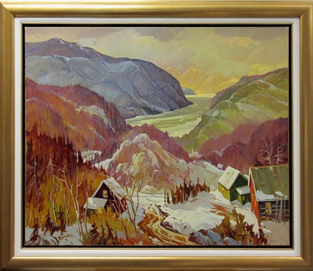 Jacques Poirier (1942-2002) - Dans La Brume D'un Matin D'hiver (Charlevoix)
