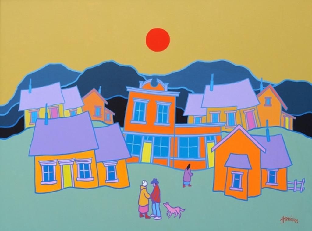Ted Harrison (1926-2015) - Village Greeting