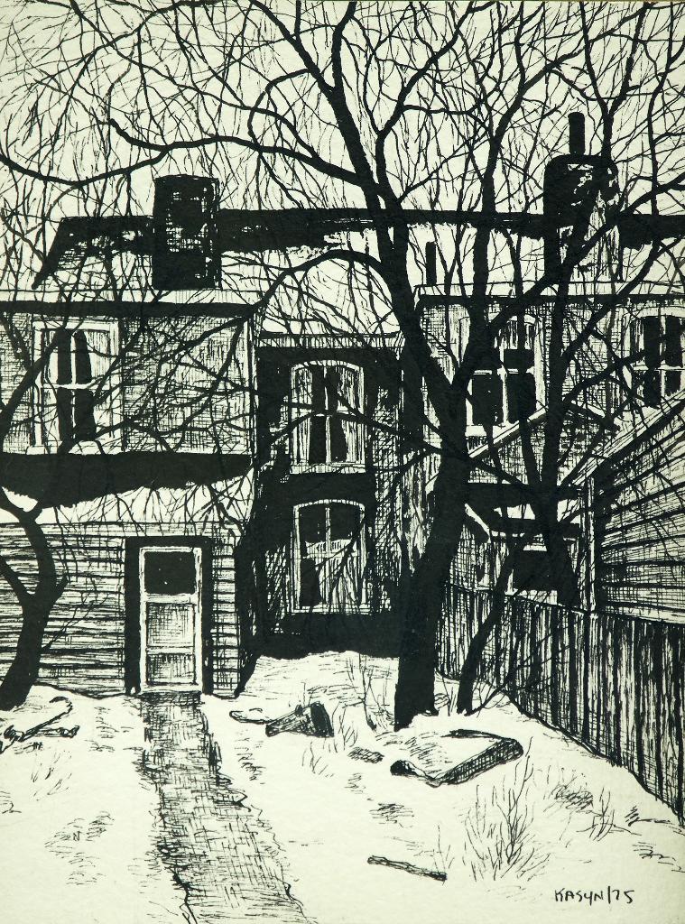 John Kasyn (1926-2008) - Behind Dovercourt Road