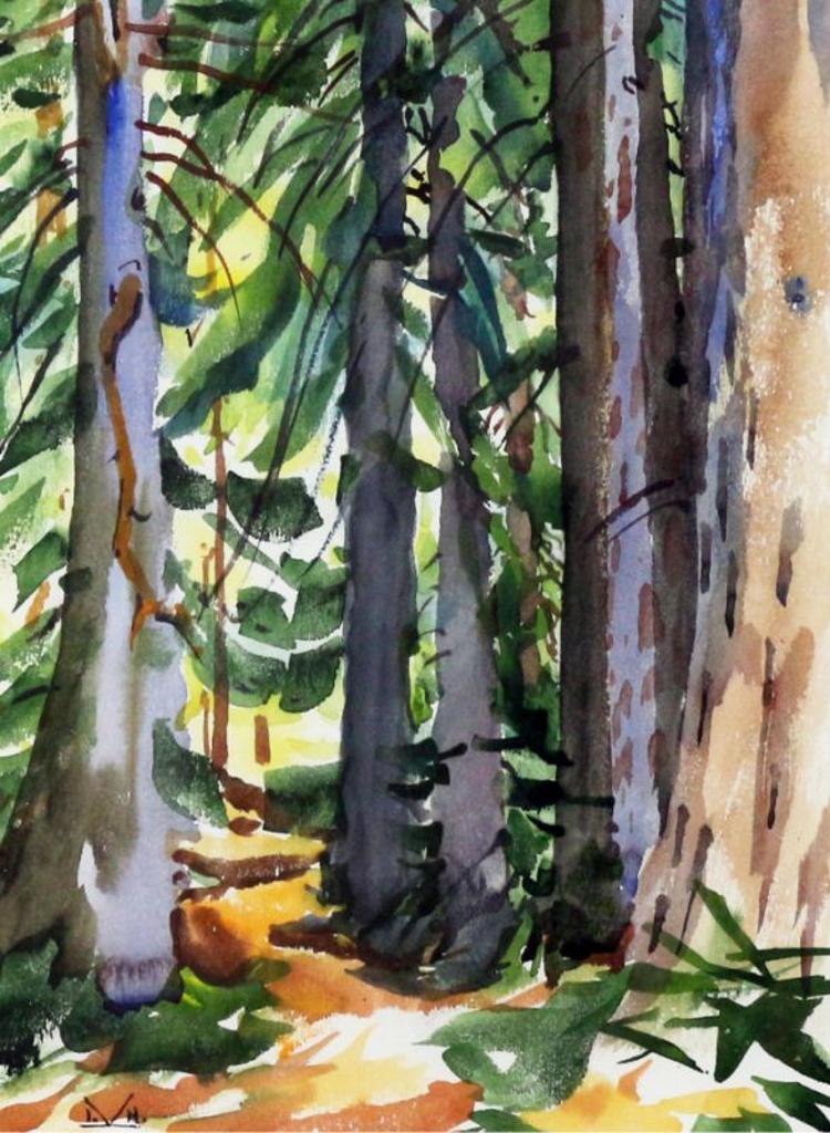 Illingworth Holey (Buck) Kerr (1905-1989) - Redwoods Near Carmel; 1980