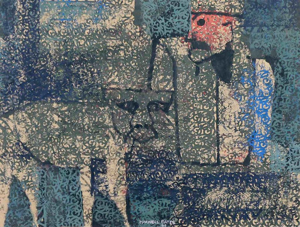 Maxwell Bennett Bates (1906-1980) - Persian And Lion; 1961