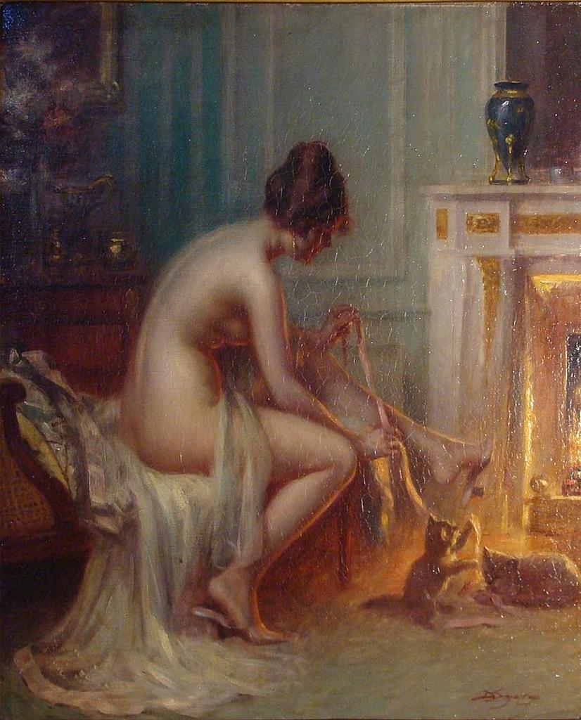 Delphin Enjolras (1857-1945) - LES JEUNE CHATS