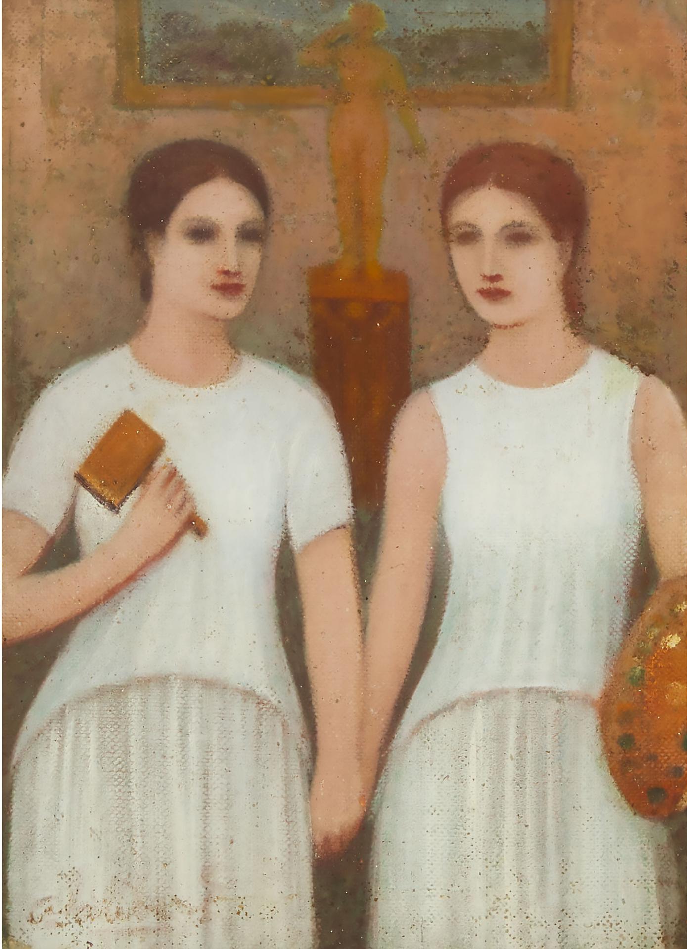 Alfred Laliberté (1878-1953) - Sans Titre (La Sculpture Et La Peinture), Ca.1943