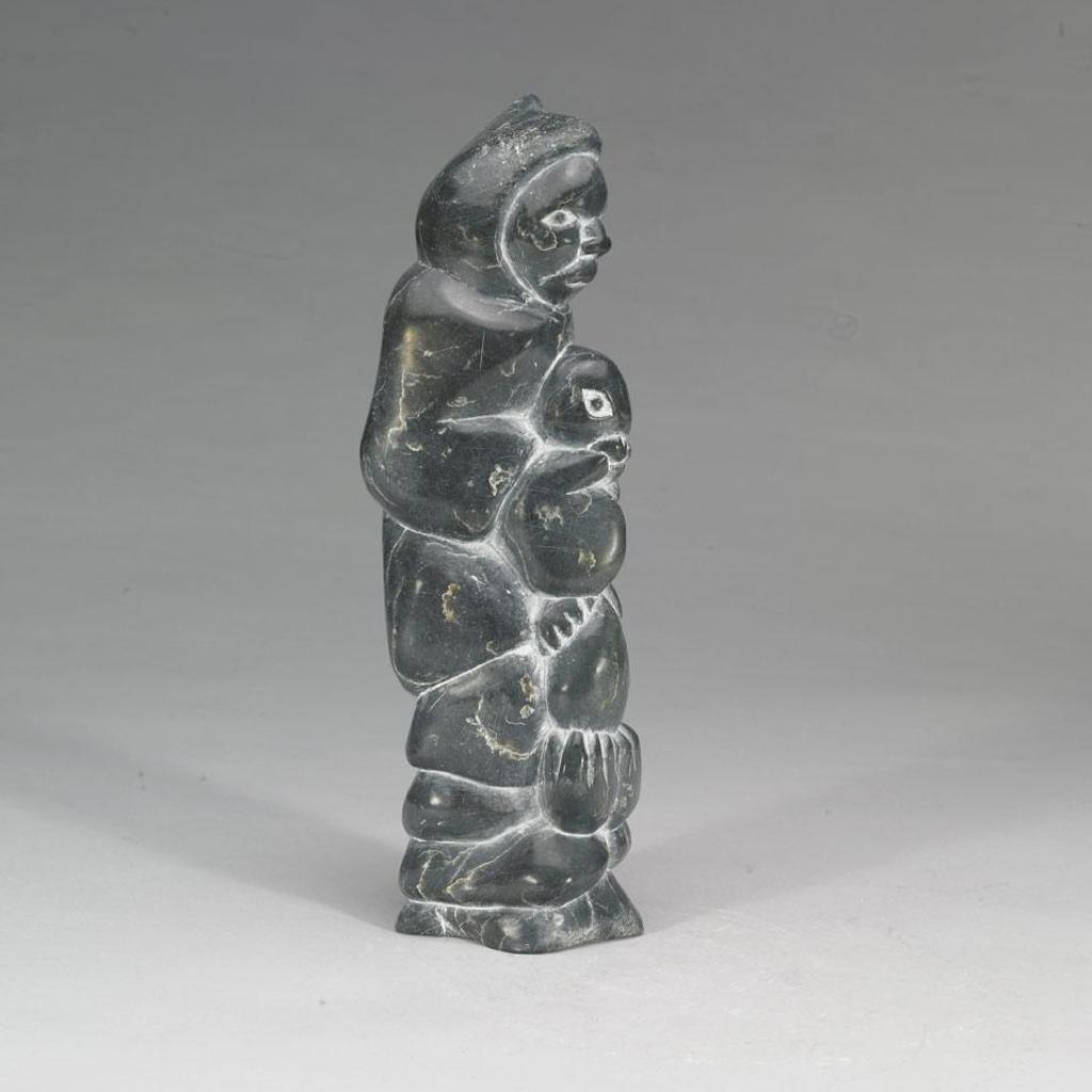 Charlie Inukpuk (1941) - Hunter Holding Seal