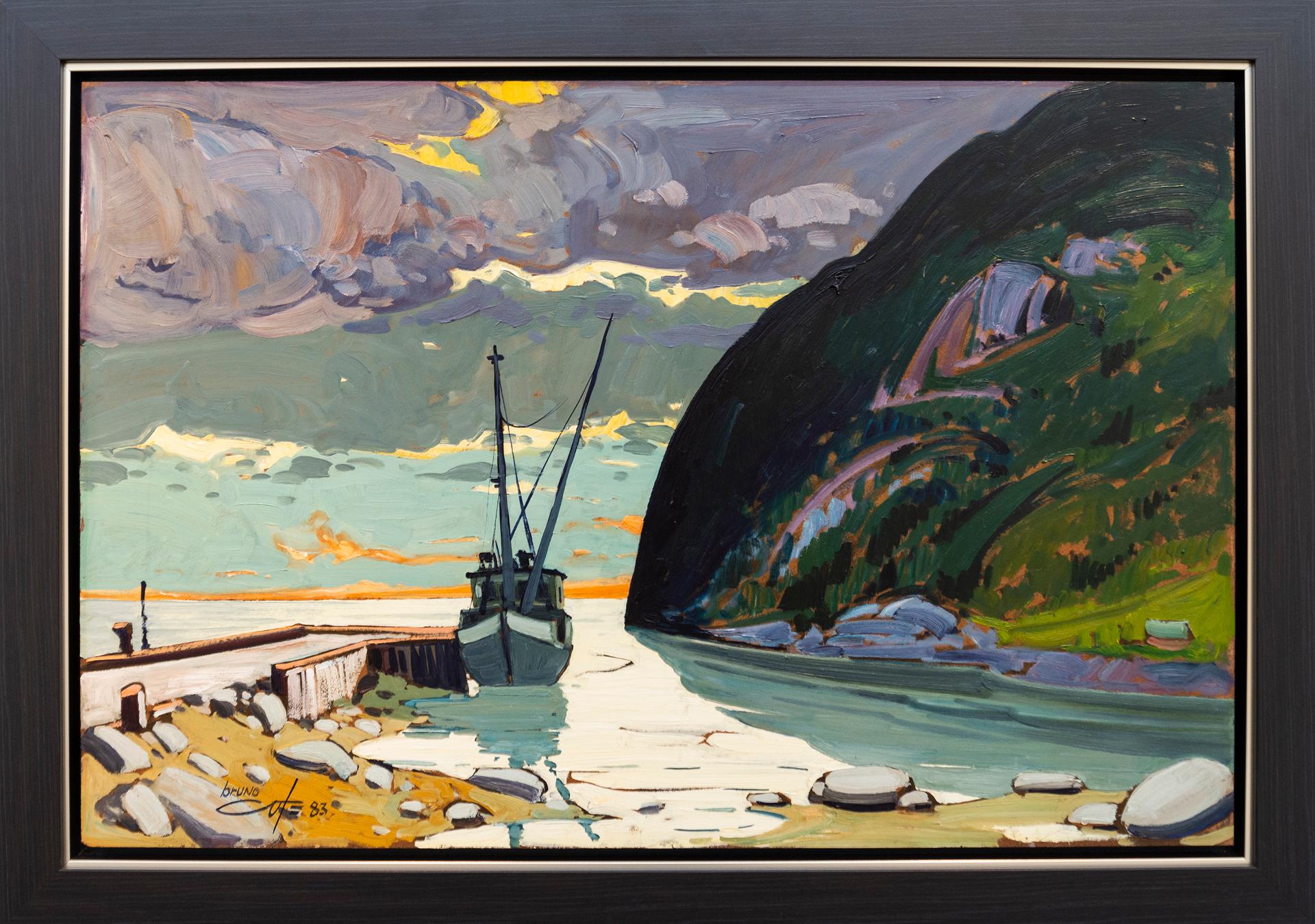Bruno Cote (1940-2010) - La Saint-André à Port-au-Persil, 1983