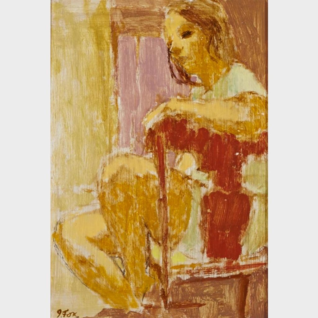 John Richard Fox (1927-2008) - Fille Assise, 1966