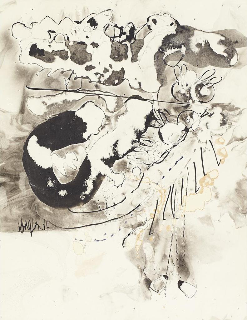 Thomas (Tom) Sherlock Hodgson (1924-2006) - Bug Under A Blue Cloud
