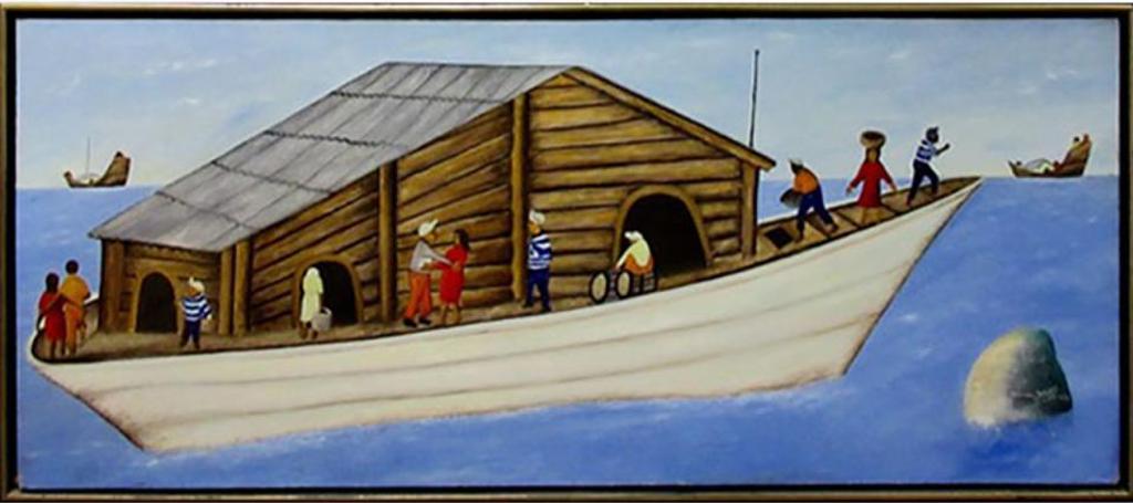 Jasmin Joseph (1924-2005) - Untitled (Boat Travellers)