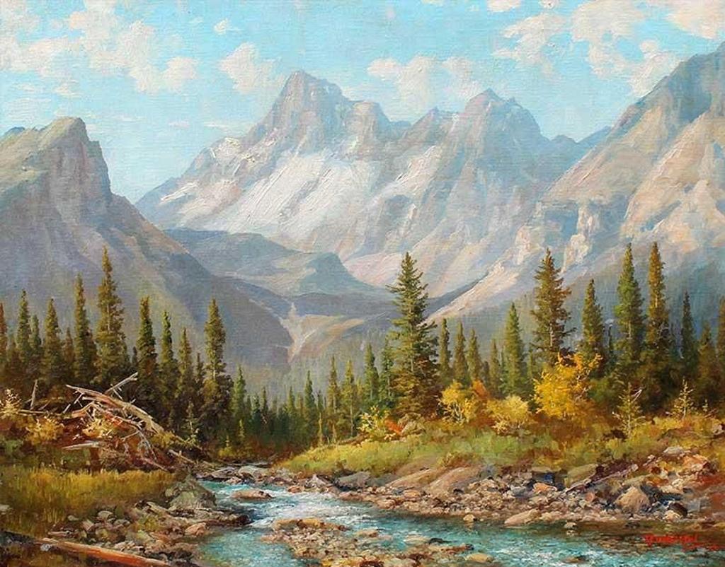 Duncan Mackinnon Crockford (1922-1991) - Goat Mountain And Spray Valley