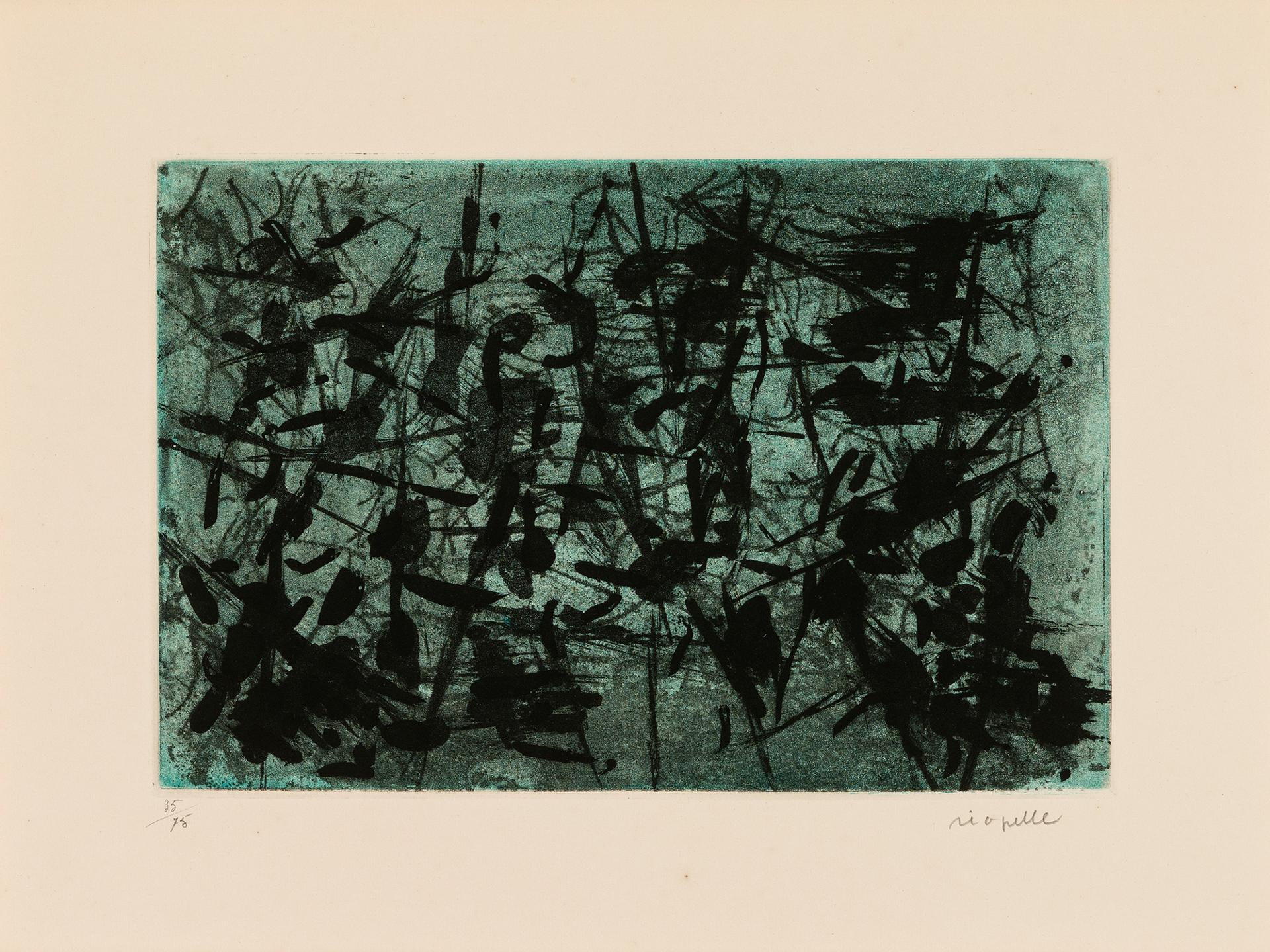 Jean-Paul Riopelle (1923-2002) - Ombre verte (1967.26EST.GR), 1967