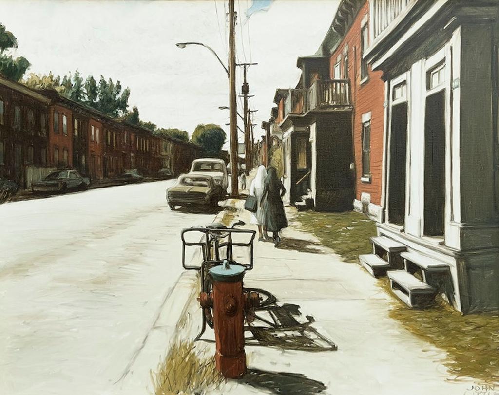 John Geoffrey Caruthers Little (1928-2024) - Septembre, rue Ste. Madeleine - Pointe St. Charles, Montreal