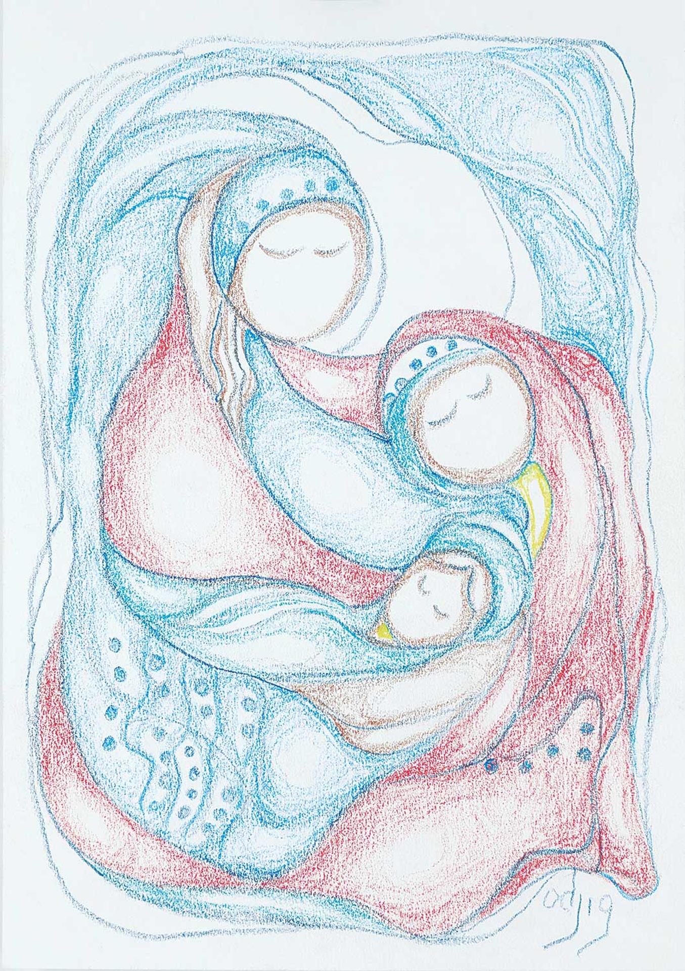 Daphne Odjig (1919-2016) - Bundled and Ready