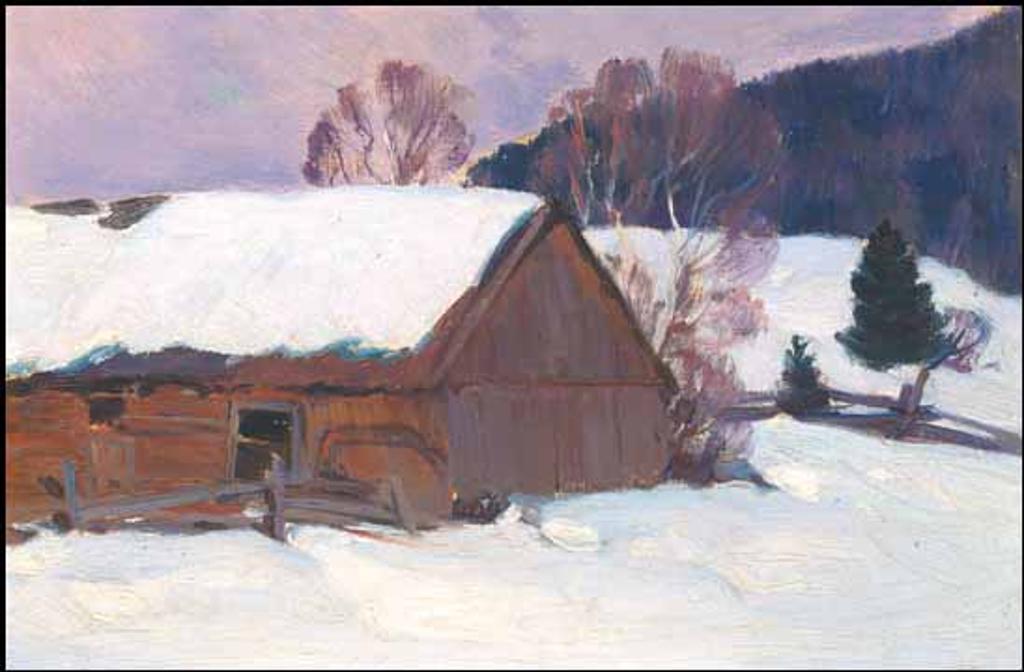 Clarence Alphonse Gagnon (1881-1942) - Étables de Charlevoix