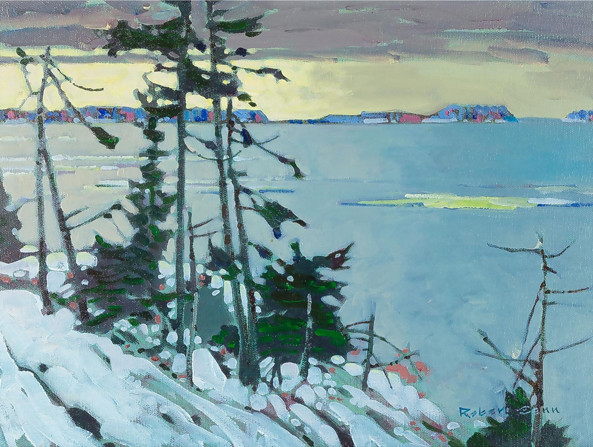 Robert Douglas Genn (1936-2014) - Ice On Georgian Bay Ii October