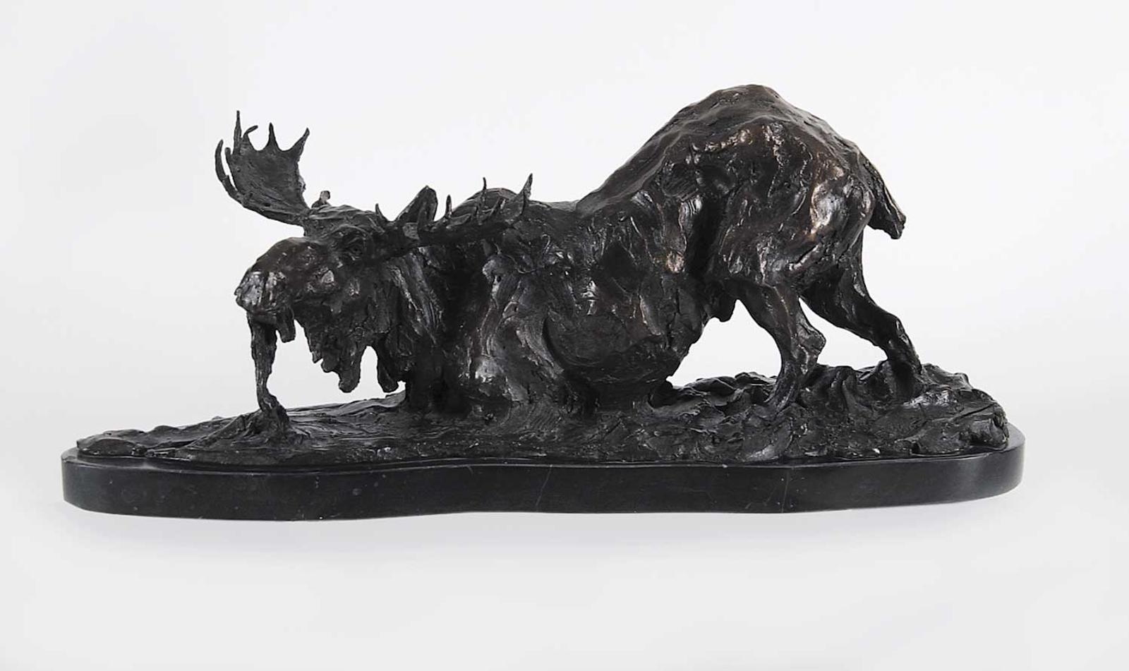B.C. Zheng - Untitled - Grazing Moose