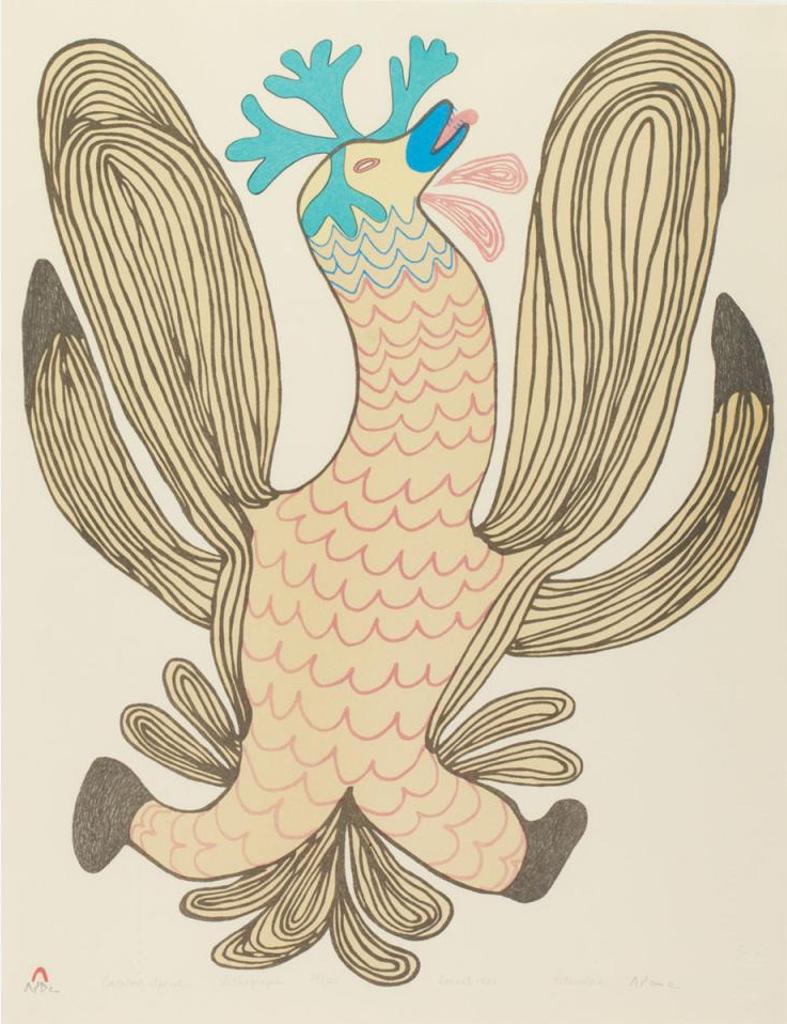Pitseolak Ashoona (1904-1983) - Caribou Spirit