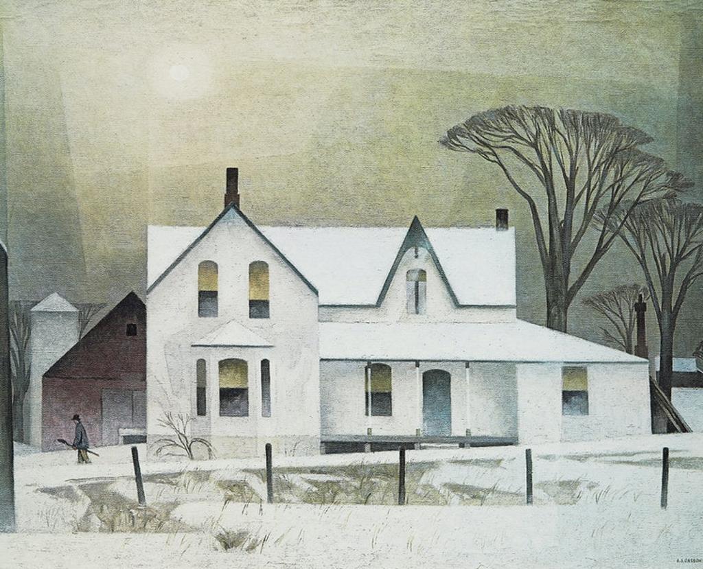 Alfred Joseph (A.J.) Casson (1898-1992) - Winter Sun