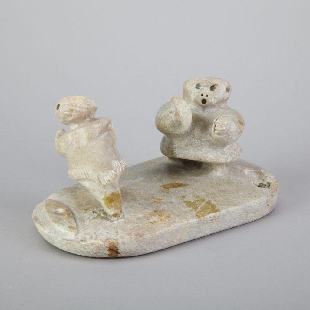 Judas Ullulaq (1937-1998) - Kiviok (Shaman) And Woman
