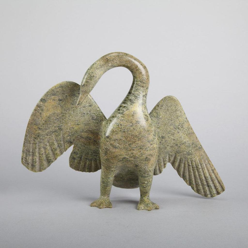 Lukta Qiatsuk (1928-2004) - Bird With Outstretched Wings