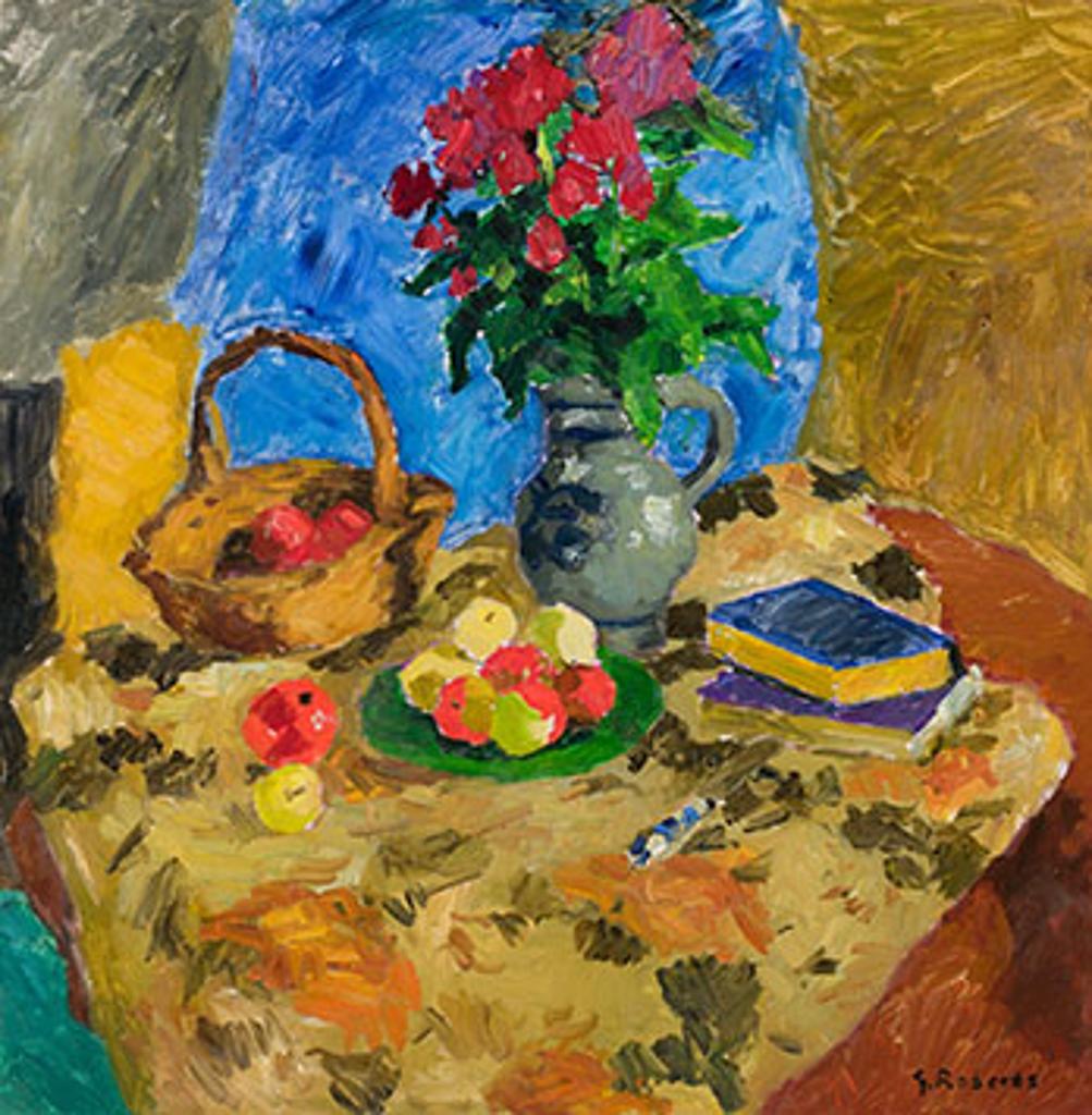 William Goodridge Roberts (1921-2001) - Still Life with Blue Curtains